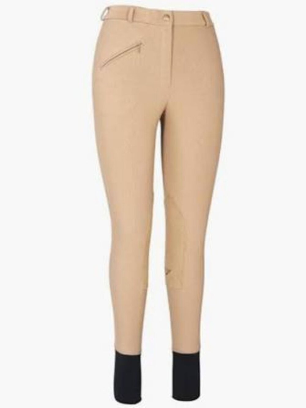 TuffRider  Women's Ribb Knee Patch Breeches - Light Tan  Women Size 24   NWT